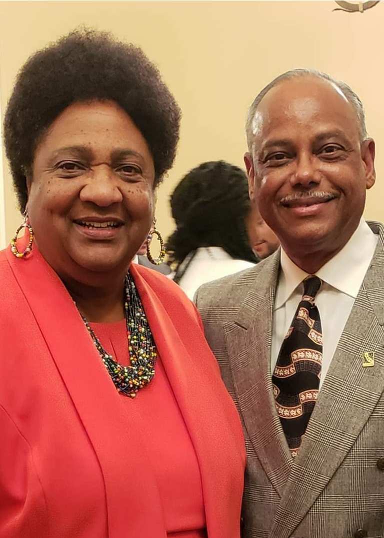 Edwin and California Secretary of State Shirley Weber